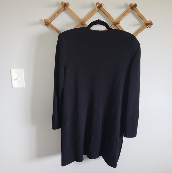 ST. JOHNS BASICS Black Knit Cardigan Jacket - Picture 4 of 8